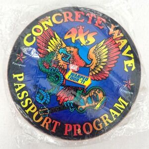 Vans Warped Tour 11 Concrete Wave Passport Program Coaster Set Sealed 2011 AXS